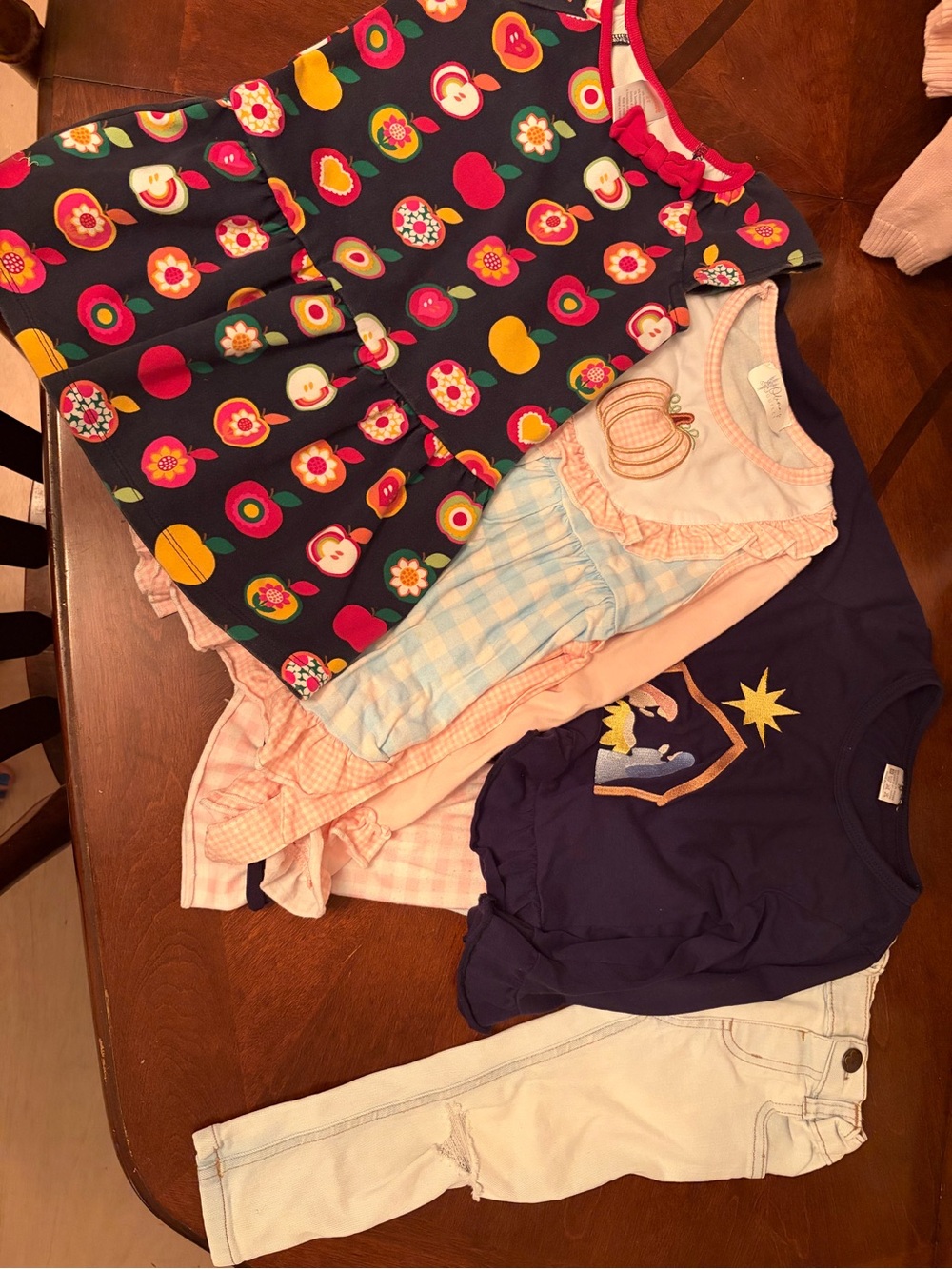 Multiples Navy Apple-Print Tank Top & Assorted Matching Pieces - Multicolor
